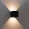 Quickway Imports Modern Decorative Waterproof Aluminum Wall Lamp 10 Watt Cool White 4000K, Black Set of 4 QI004492.BK.4 - alternate 4